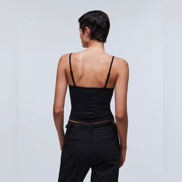 Madewell Scoopneck Cami Tank with Shelf Bra NWT - Picture 4 of 11